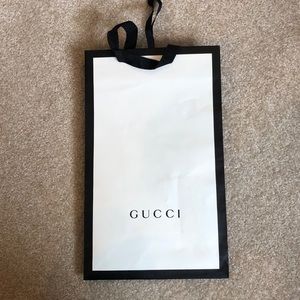 Gucci paper bag